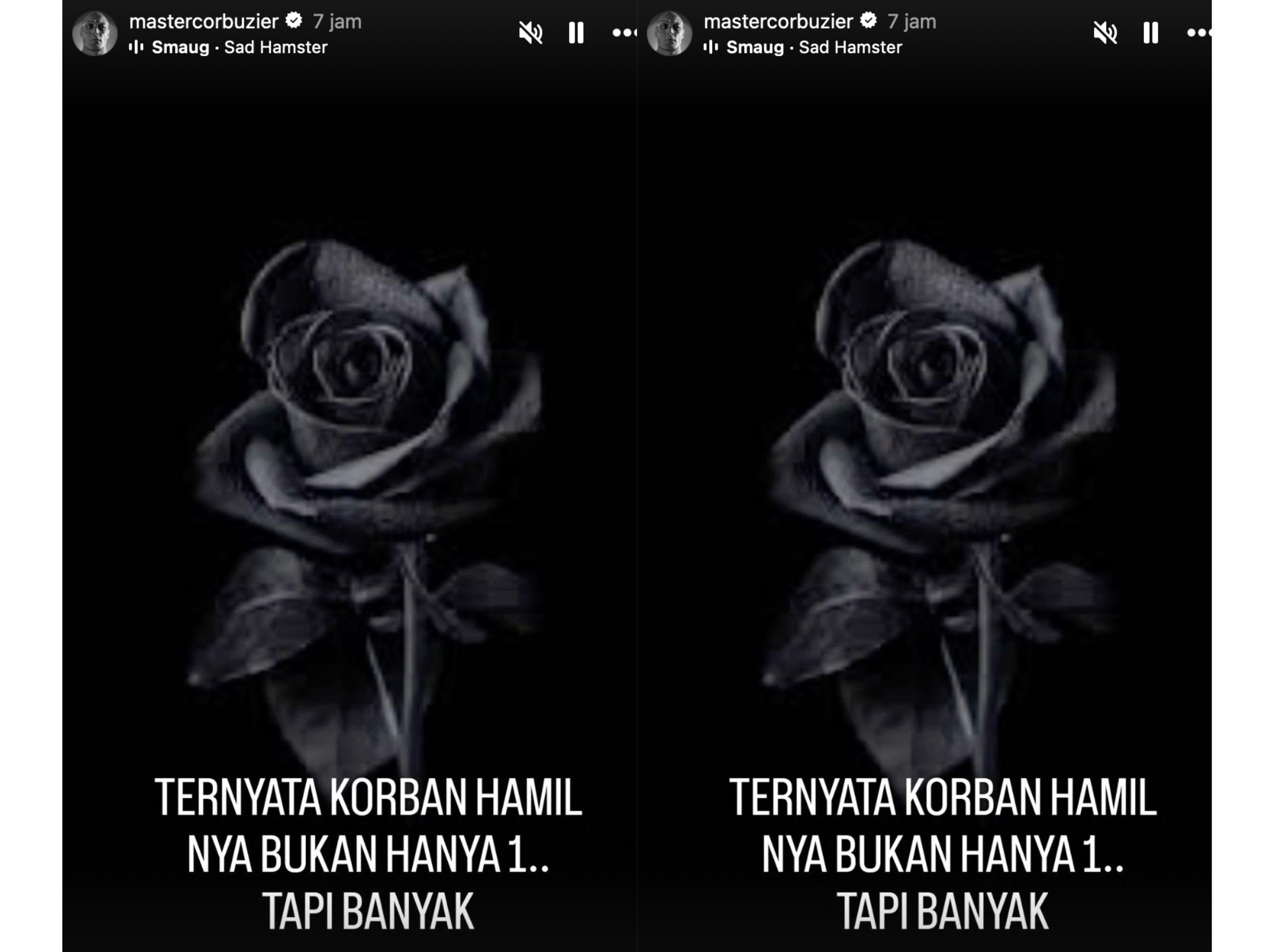 Unggahan Deddy Corbuzier soal pria yang hamili Erika Carlina <b>(Instagram @mastercorbuzier)</b>