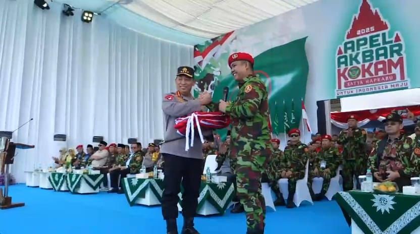 Kapolri Pimpin Apel Akbar Kokam Pemuda Muhammadiyah 2025 di Yogyakarta <b>(Dok: NTVNews.id)</b>