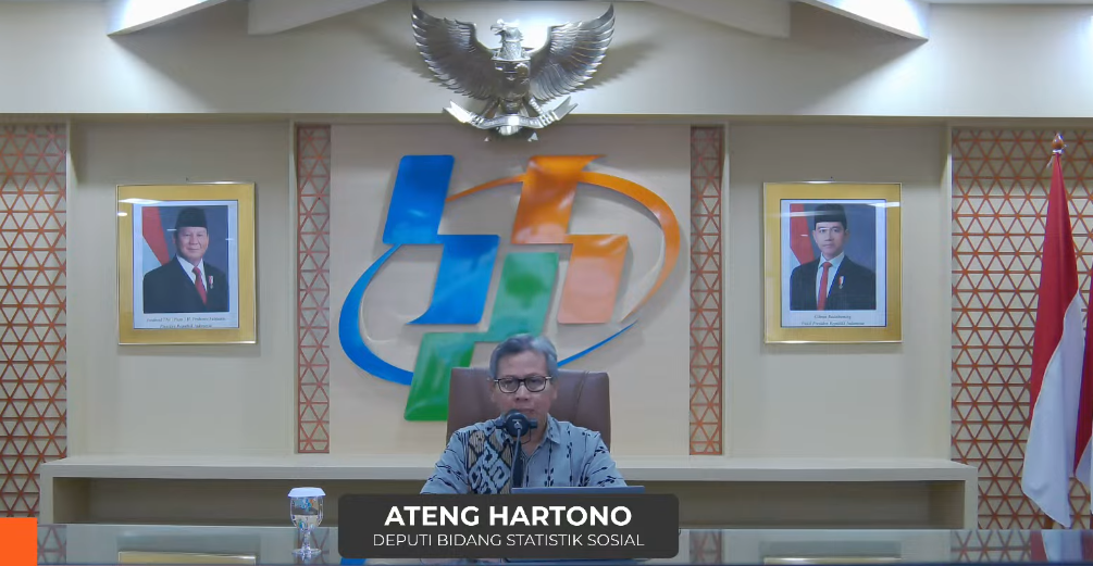 Deputi Bidang Statistik Sosial BPS Ateng Hartono