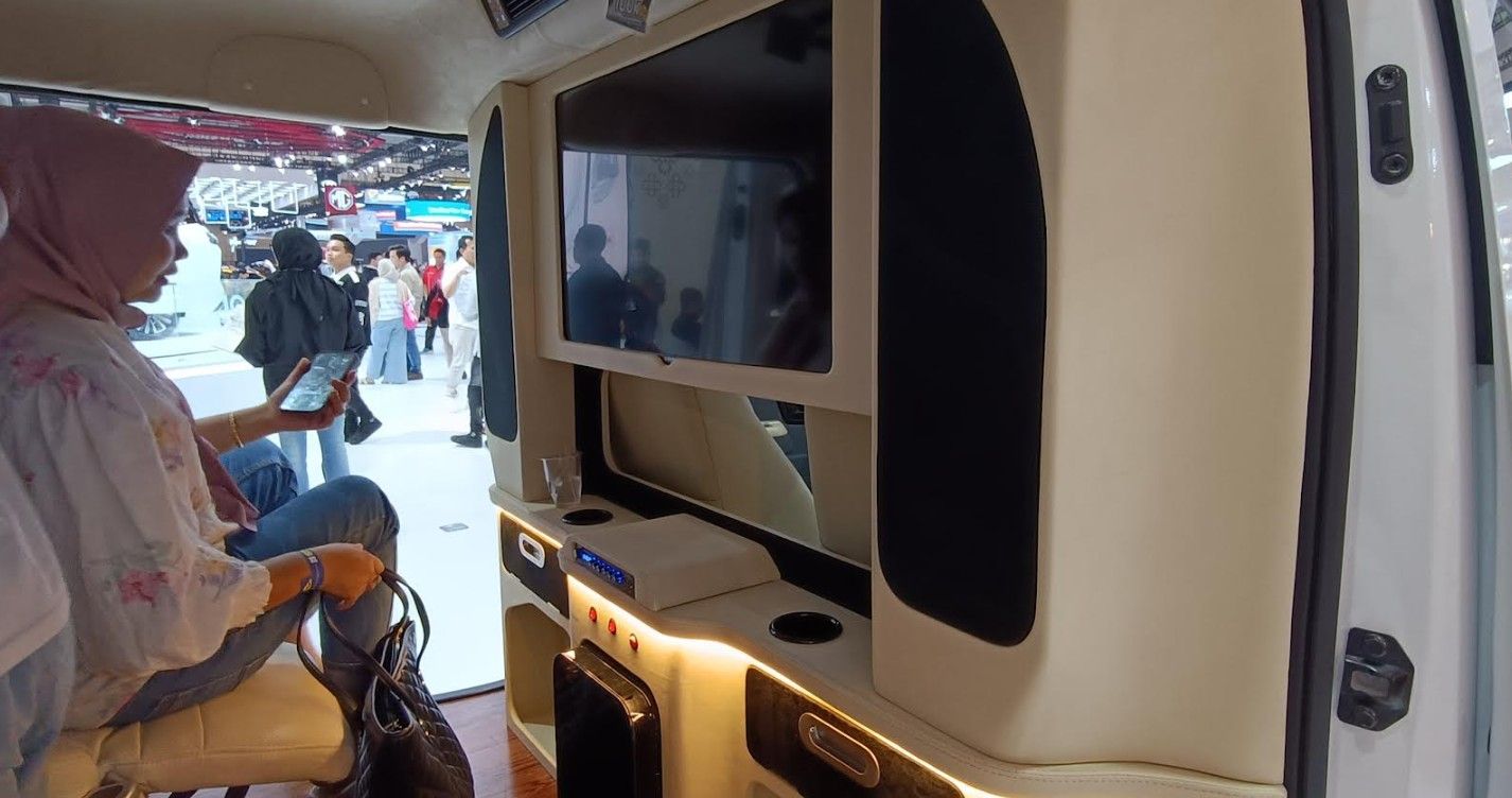 Interior Wuling Mitra EV. (Foto: Adiantoro/NTV)