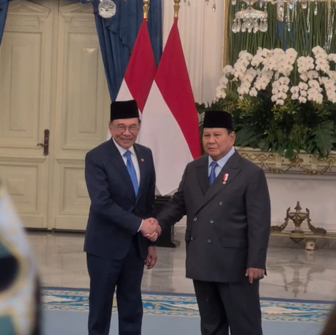 Perdana Menteri Malaysia Anwar Ibrahim melakukan kunjungan ke Indonesia yang merupakan bagian dadi Konsultasi Tahunan ke-13 antara Indonesia dan Malaysia. <b>(Istimewa)</b>