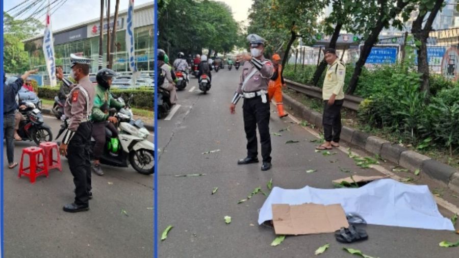 Kecelakaan Maut di Cilandak <b>(X  TMC Polda Metro Jaya)</b>