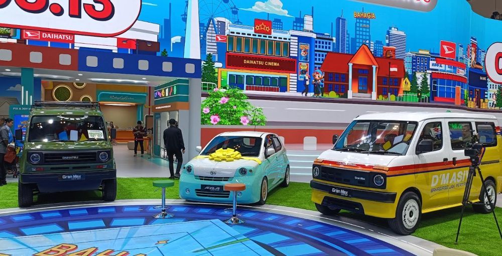 Daihatsu menggandeng modifikator lokal yakni Gofar Hilman dan NMAA dalam kolaborasi bertajuk &quot;Happiness for You&quot;. (Foto: Adiantoro/NTV)