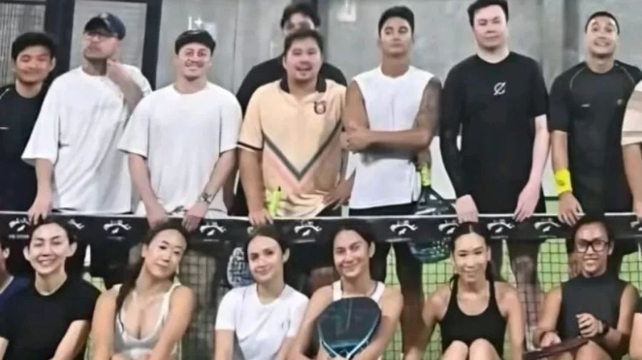 Azizah Salsha berada satu lapangan dengan mantan kekasihnya, Philo Paz Armand. <b>(Tangkapan layar Tiktok)</b>