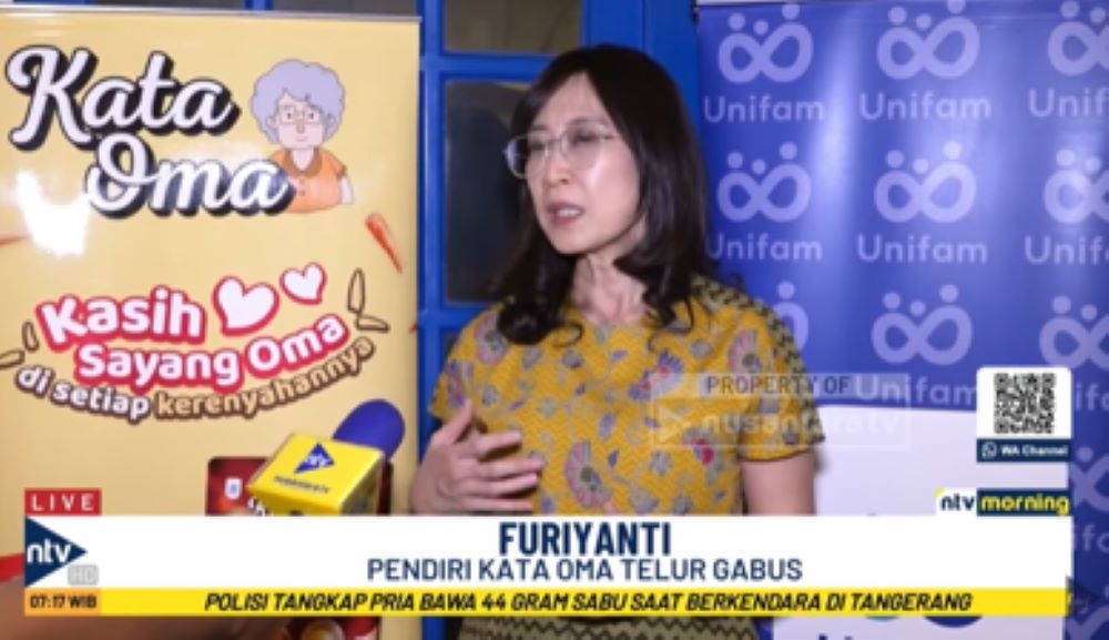 Salah satu pendiri Kata Oma Telur Gabus Furiyanti