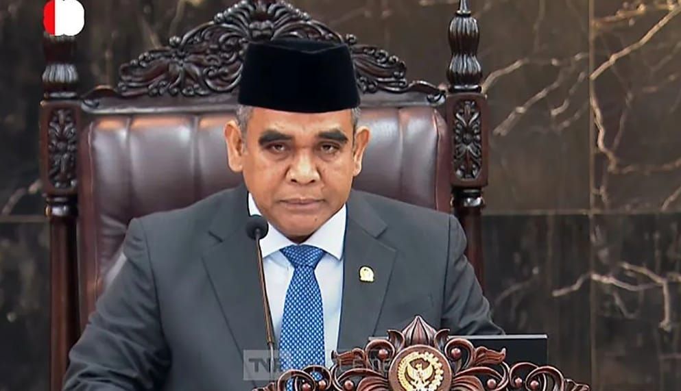 Tangkapan layar - Ketua MPR RI Ahmad Muzani memberikan pidato pengantar Sidang Tahunan MPR RI Tahun 2025 di Gedung Parlemen, Jakarta, Jumat 15 Agustus 2025. ANTARA/Youtube Sekretariat Presiden/pri. <b>(Antara)</b>