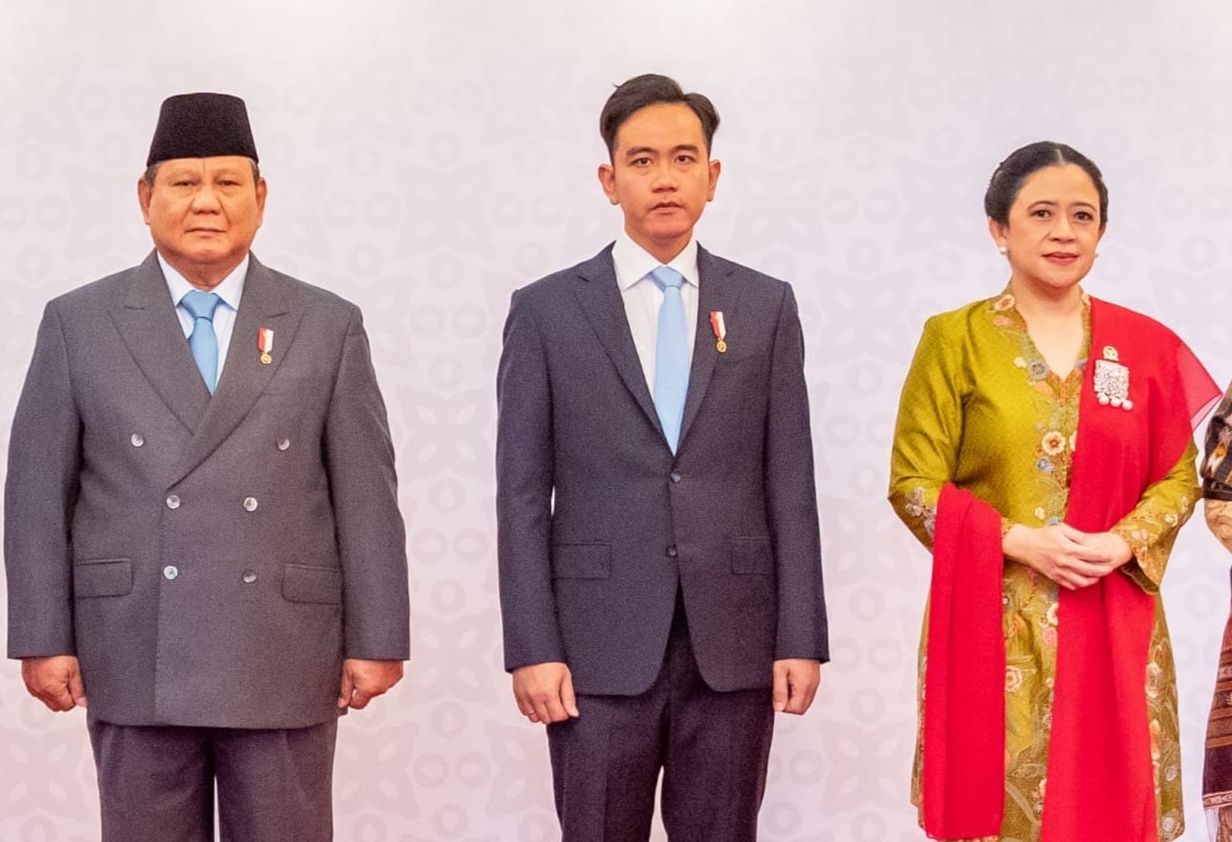 Kebersamaan Ketua DPR RI Puan Maharani dengan Wakil Presiden Gibran Rakabuming Raka dan Presiden Prabowo Subianto di Sidang Tahunan MPR RI dan Sidang Bersama DPR-DPD Tahun 2025. 