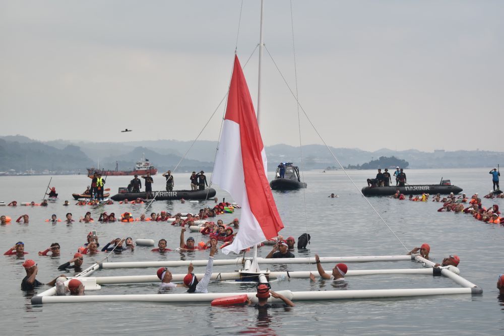 Kodam XXI/Radin Inten dan Pemprov Lampung gelar Renang Merdeka 2025/Foto: Istimewa