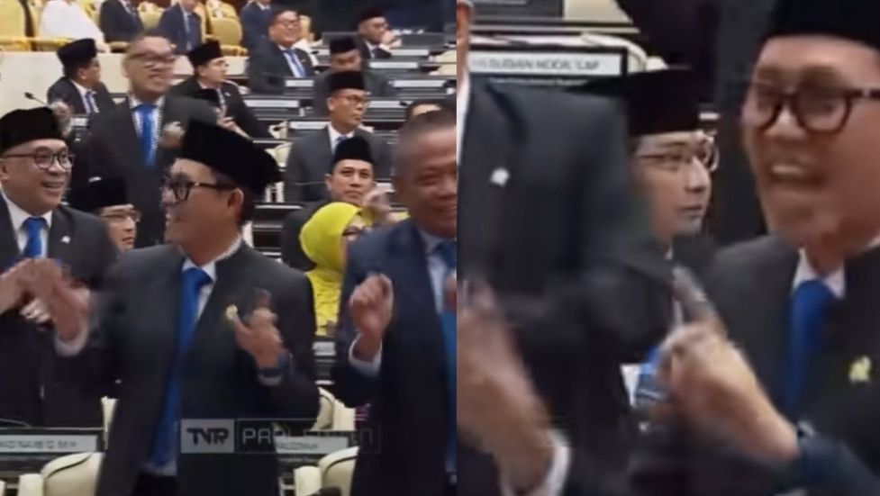 Pasha Ungu tak ikut joget kegirangan bersama anggota DPR Lain usai sidang MPR RI <b>(TikTok)</b>