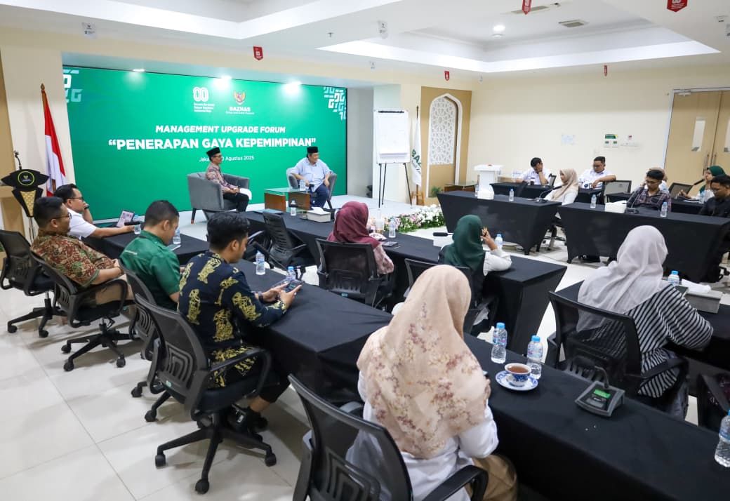 Upgrade Forum BAZNAS RI dengan tema &ldquo;Penerapan Gaya Kepemimpinan&rdquo; yang diikuti para amil dari berbagai divisi dan jenjang jabatan. <b>(BAZNAS RI)</b>