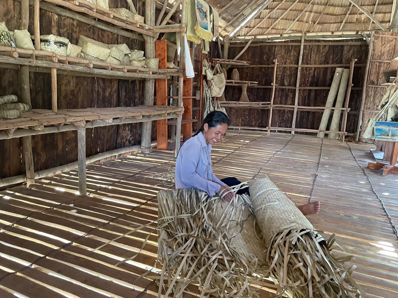 PT Timah Tbk secara aktif mendorong pelestarian adat pembangunan Kampung Adat Gebong Memarong di Bangka Belitung <b>(Ntvnews.id-Muslimin Trisyuliono)</b>