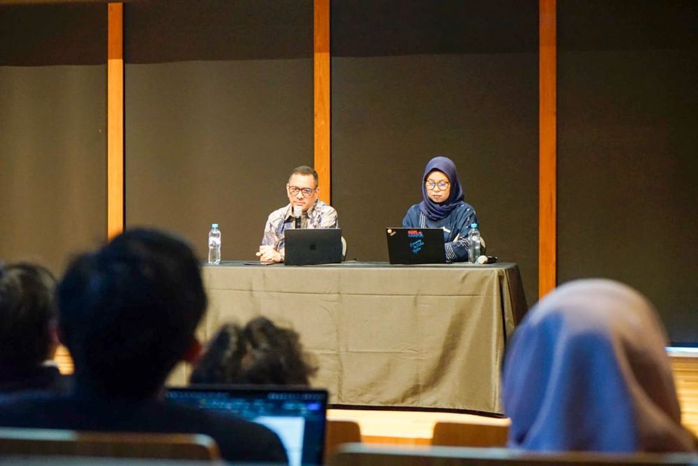 Kegiatan Pertamina Goes to Campus di Brisbane, Australia dihadiri VP Stakeholder Relations &amp; Management PT Pertamina Rifky Rakhman Yusuf dan Project Expert Stakeholder Relations Management PT Pertamina (Persero) Murti Dewi Hani/Foto: Istimewa