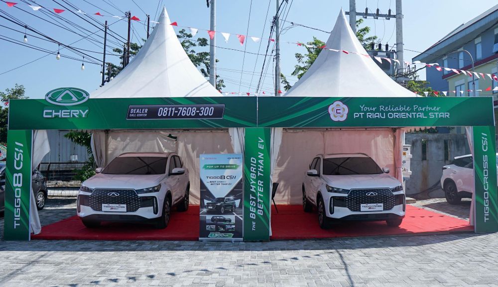 Chery TIGGO Cross CSH Hybrid dan Sport 1.5T resmi diluncurkan di Riau. (Foto: Istimewa/CSI)  