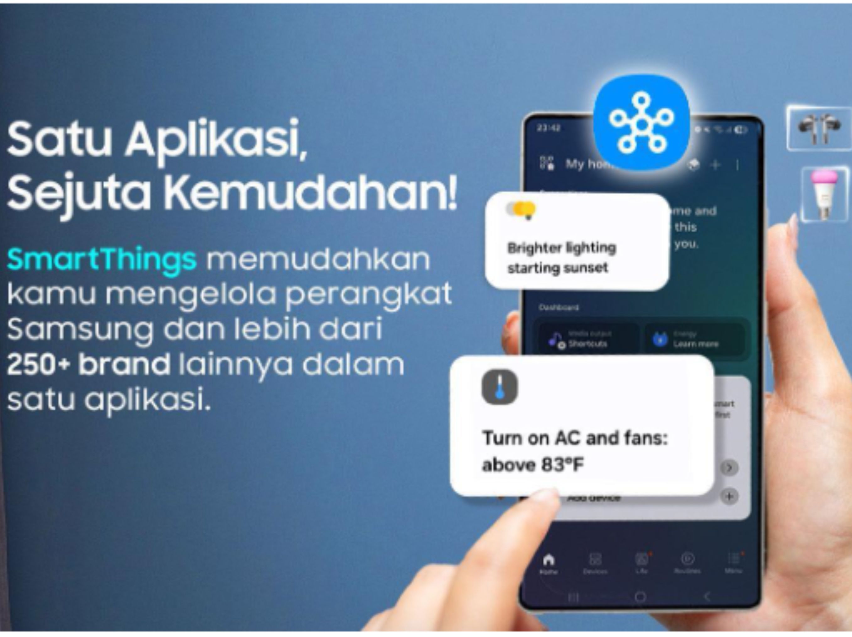 Samsung SmartThings: Satu Aplikasi, Sejuta Kemudahan Hidup <b>(dok)</b>