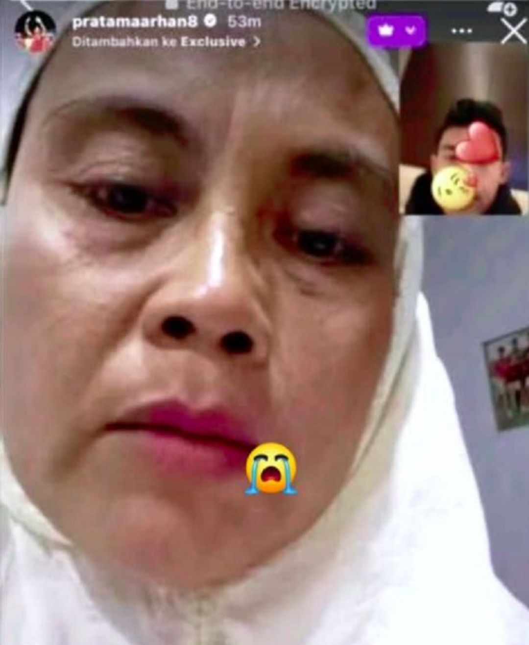 Percakapan Pratama Arhan dengan ibu Surati <b>(Instagram eksklusif)</b>