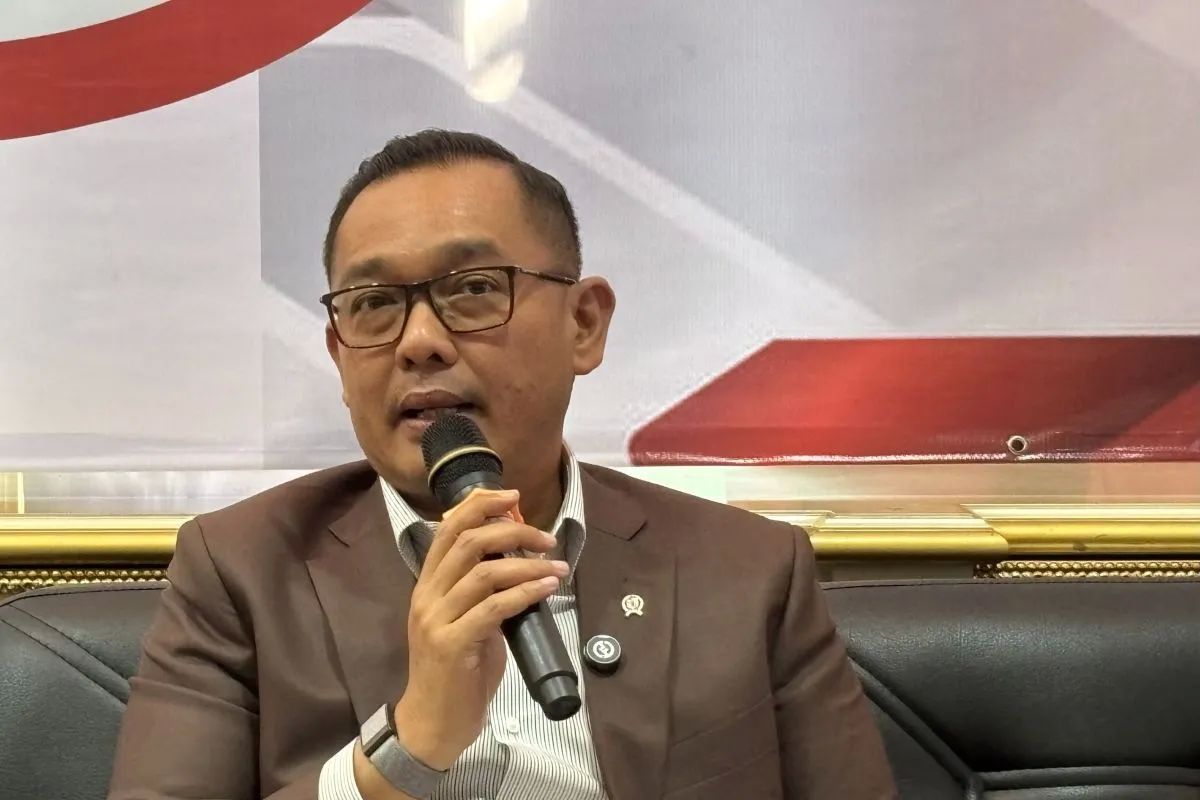 Wakil Menteri Investasi dan Hilirisasi/Wakil Kepala Badan Koordinasi Penanaman Modal Todotua Pasaribu dalam diskusi bertajuk  <b>(ANTARA)</b>