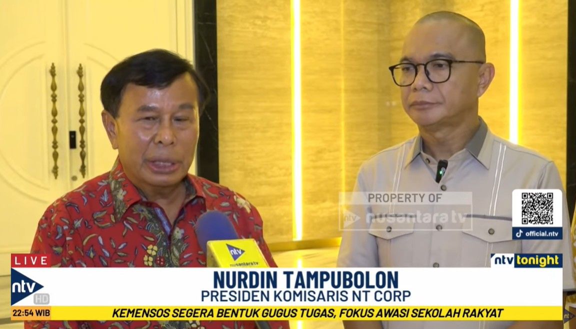 Presiden Komisaris NT Corp, Nurdin Tampubolon dan Jamintel Reda Manthovani.