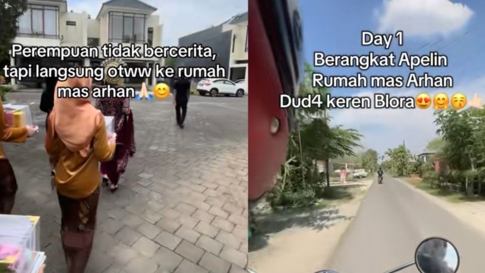 Tren samperin rumah Pratama Arhan di Blora  <b>(TikTok)</b>