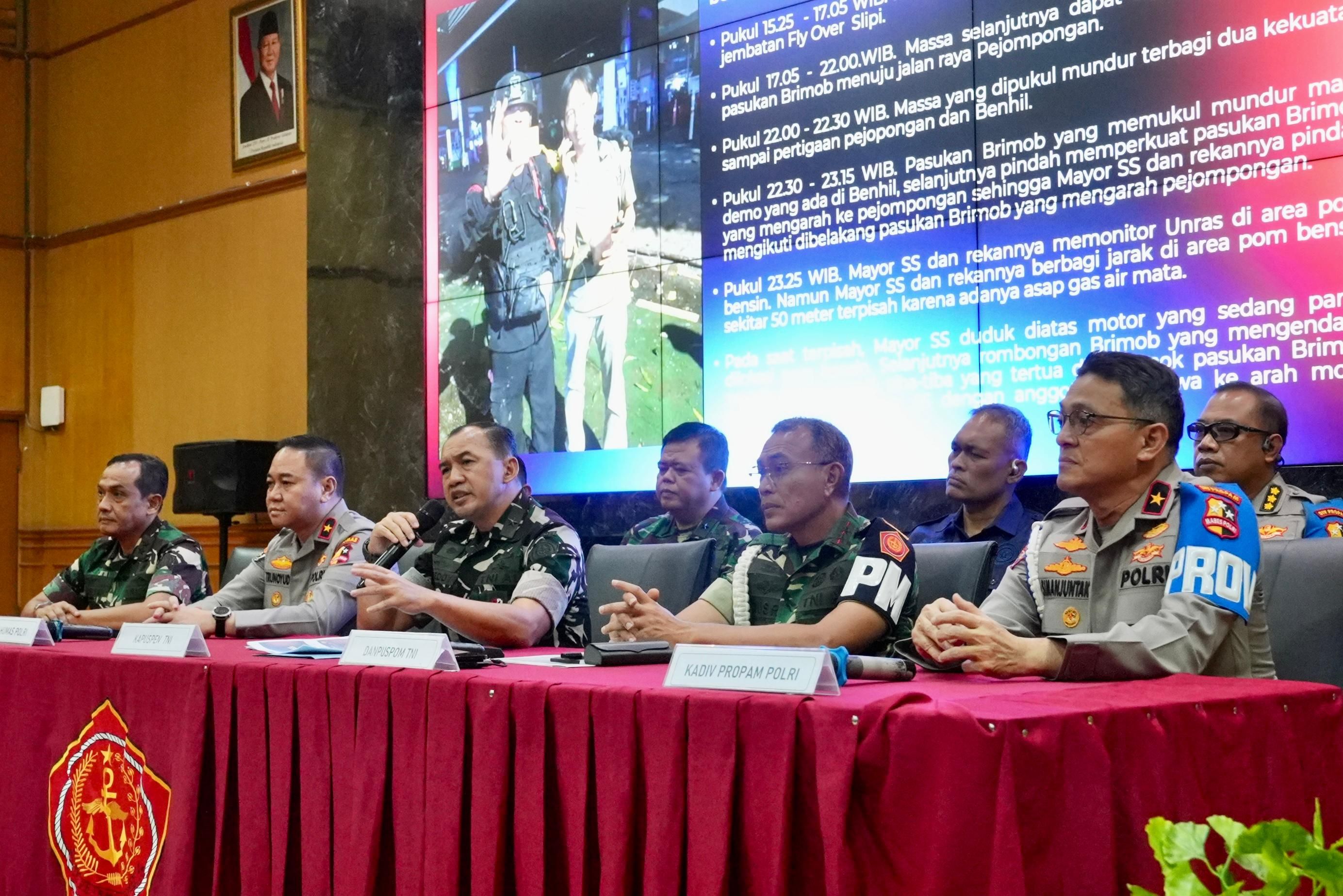 angkat bicara perihal maraknya informasi bohong yang menyeret institusinya dalam aksi demo akhir Agustus 2025.  <b>(Dok.Ntvnews.id)</b>