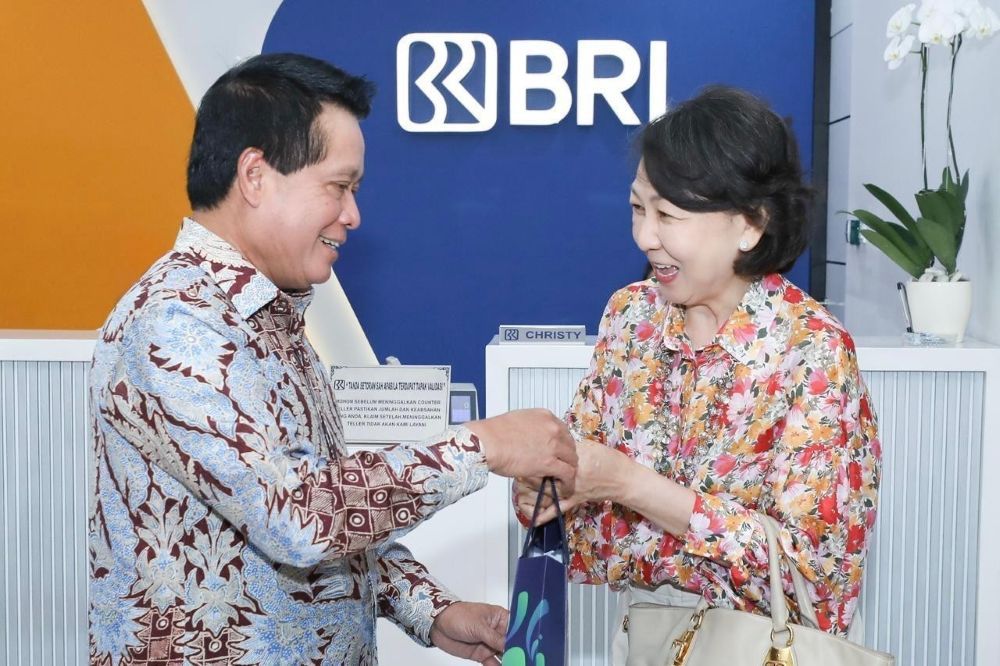 Direktur Utama BRI Hery Gunardi menyampaikan apresiasi dan terima kasihnya kepada nasabah setia BRI. (Foto: Istimewa)