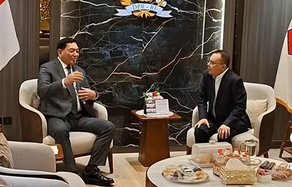Menteri Pertahanan Sjafrie Sjamsoeddin dan Wakil Ketua DPR RI Sufmi Dasco Ahmad.  <b>(Instagram)</b>