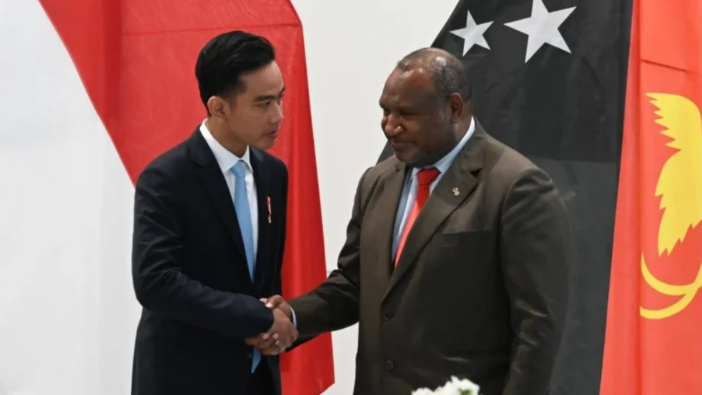 Gibran dan PM Papua Nugini <b>(Setwapres)</b>
