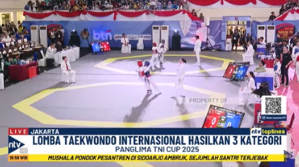 Pertandingan Panglima TNI Cup International Taekwondo 2025 