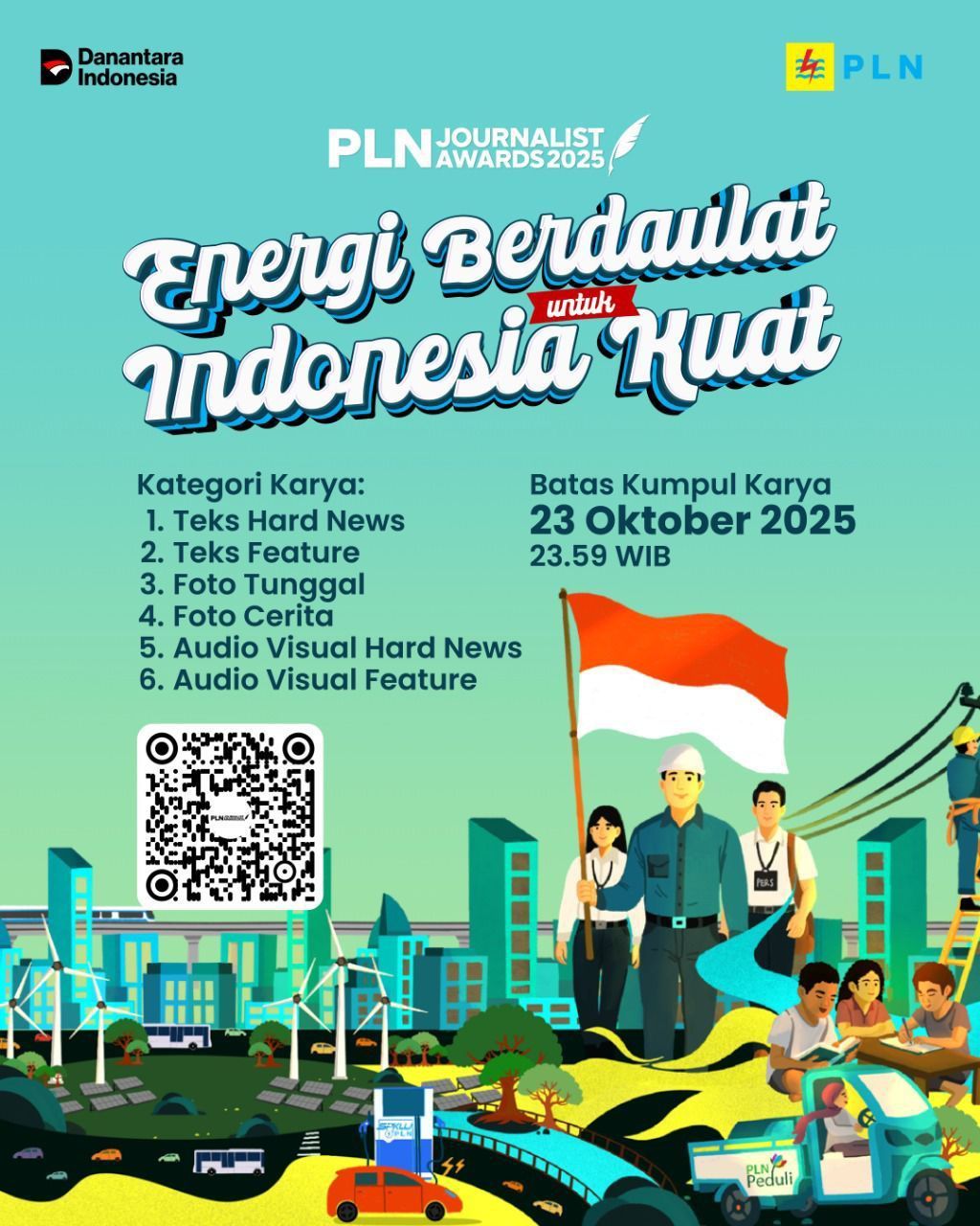 PT PLN (Persero) kembali mengajak para insan jurnalis untuk berpartisipasi dalam ajang PLN Journalist Awards (PJA) 2025.  <b>(PLN)</b>