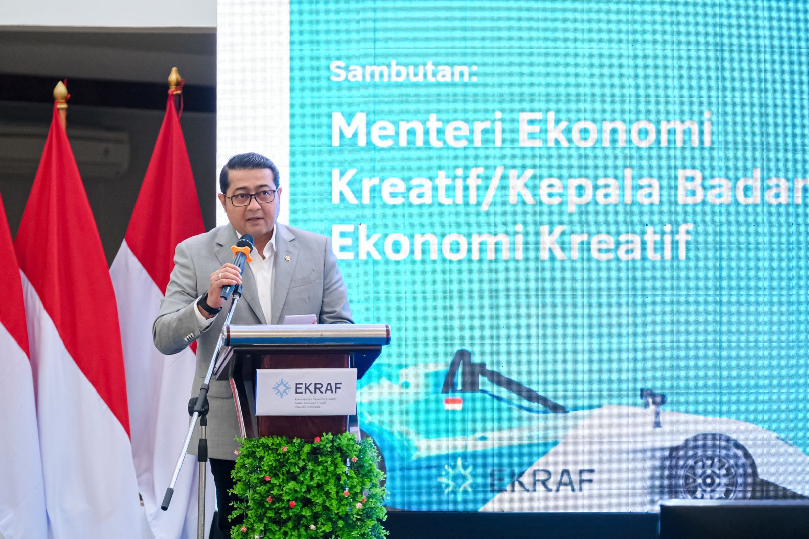 Menteri Ekraf Teuku Riefky <b>(dokumetasi)</b>
