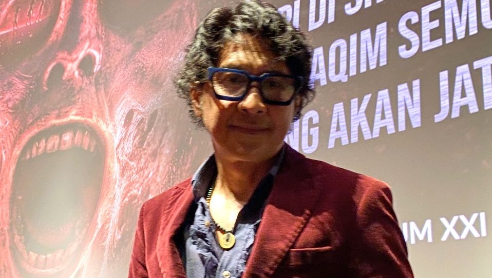 Agus Kuncoro di gala premiere film Jembatan Shiratal Mustaqim  <b>(NTVNews)</b>