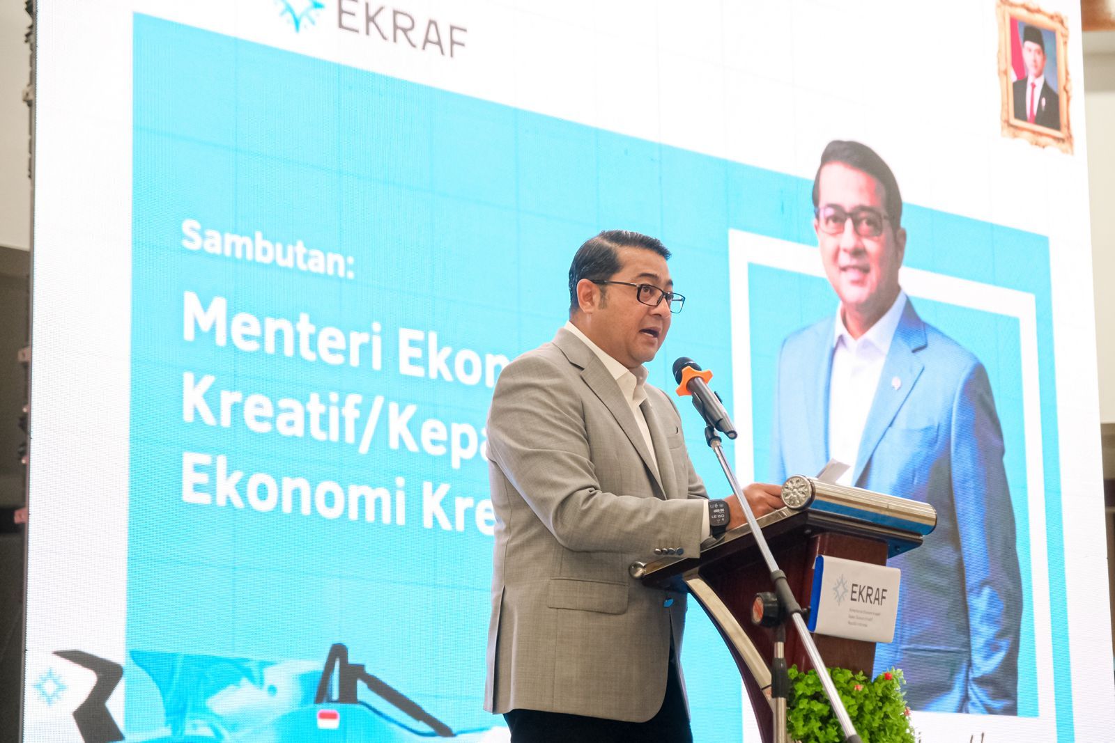 Menteri Ekraf Teuku Riefky <b>(dokumentasi)</b>