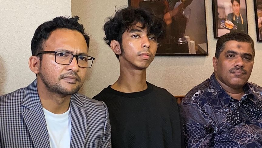 Husen Bafaddal (kuasa hukum Sirhan lawan Taqy Malik soal sengketa tanah) <b>(NTVNews)</b>