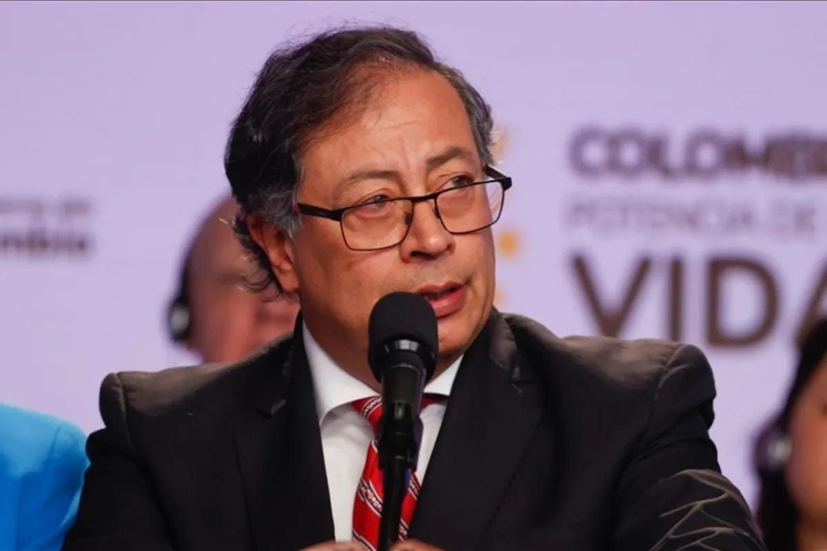 Arsip - Presiden Kolombia Gustavo Petro. /ANTARA/Anadolu/py <b>(Antara)</b>