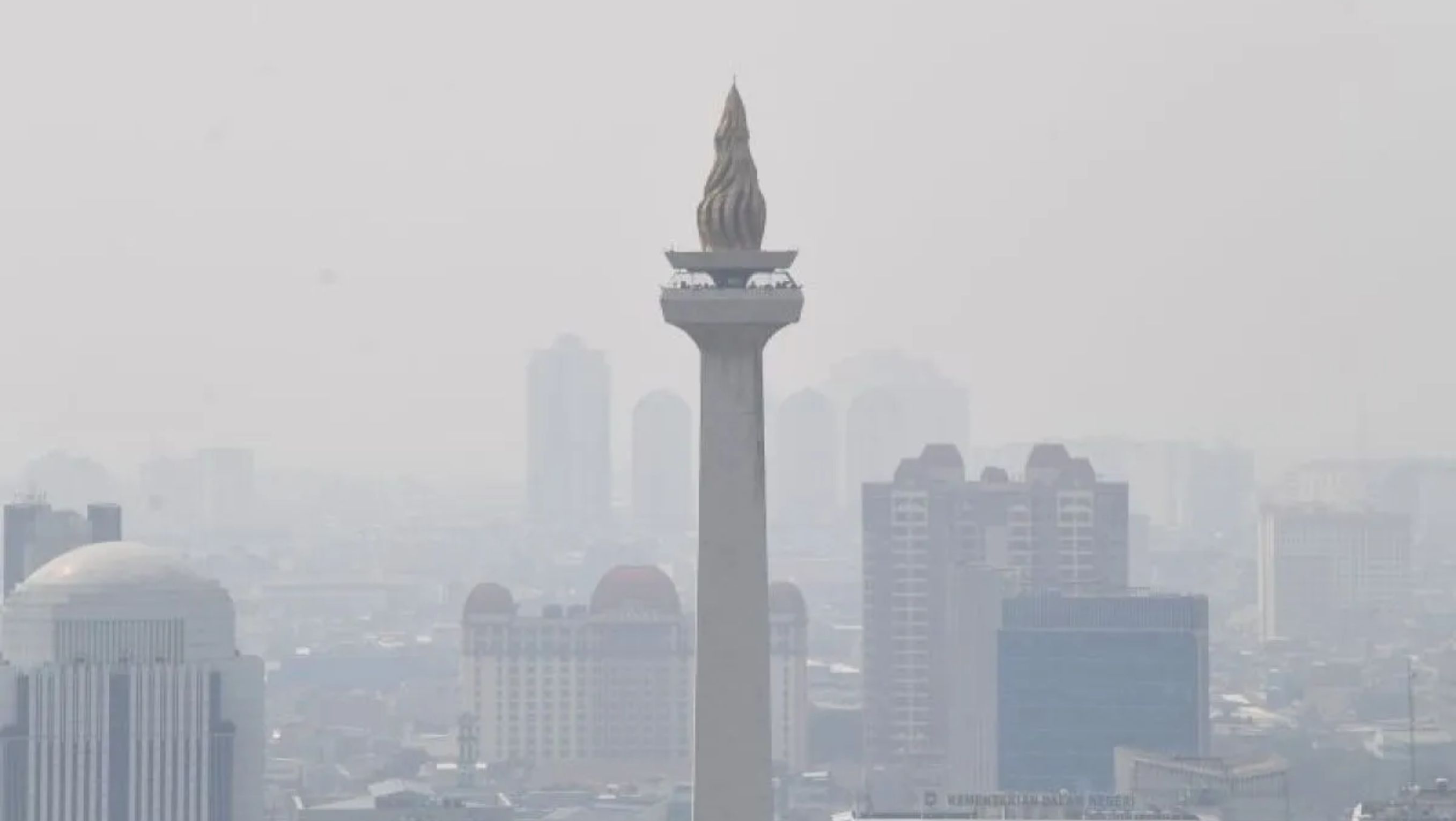 Kualitas Udara dari Monas Jakarta <b>(Antara)</b>