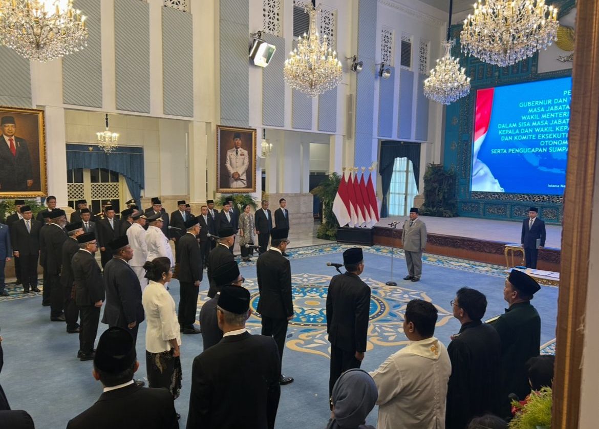 Prabowo Subianto Lantik Kepala Derah, Kepala Badan Hingga Wakil Menteri <b>(NTVnews.id)</b>