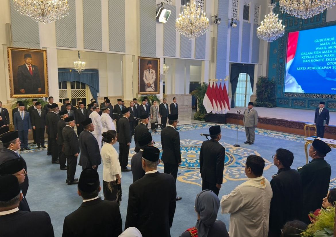Prabowo Subianto Lantik Kepala Derah, Kepala Badan Hingga Wakil Menteri <b>(NTVnews.id)</b>