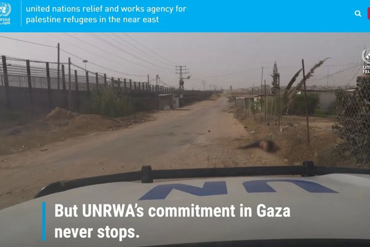 Gambar statis yang diambil dari video UNRWA tentang kehancuran Gaza, Palestina, tepat dua tahun setelah Israel melancarkan agresi militer. <b>(ANTARA)</b>