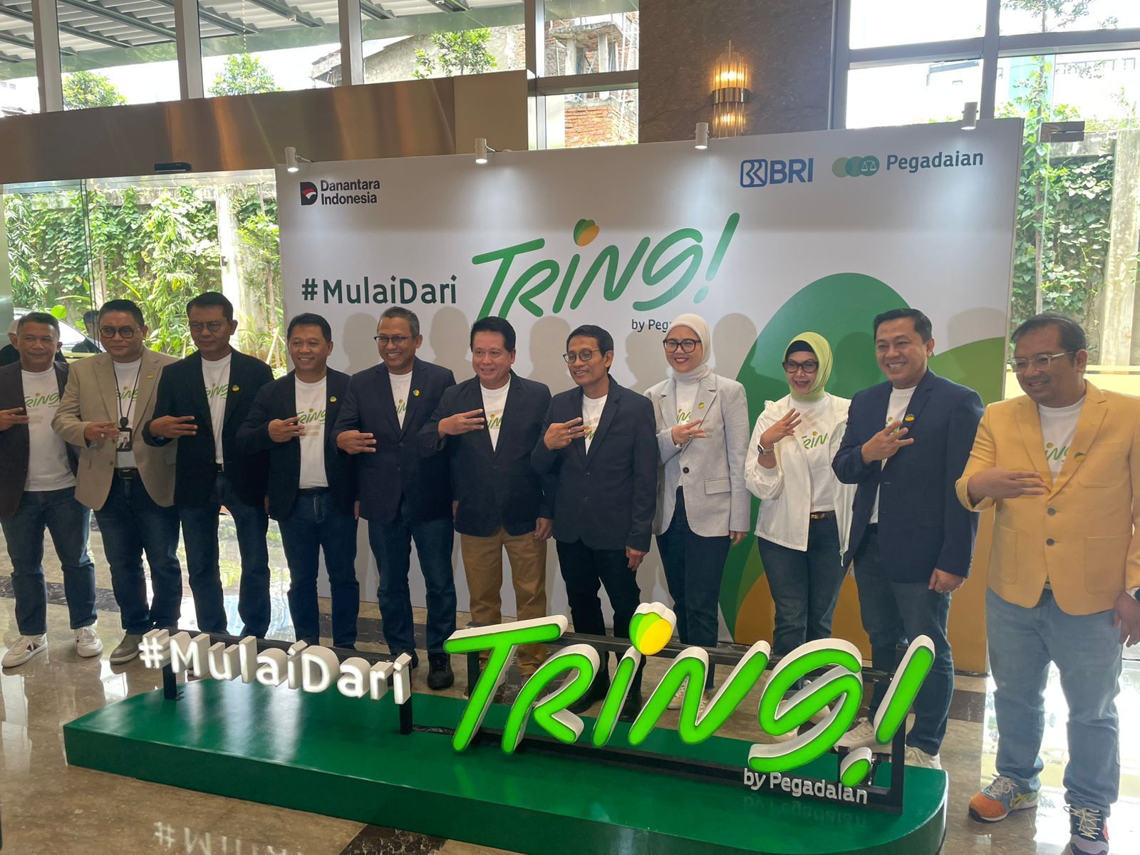 PT Pegadaian resmi meluncurkan aplikasi digital terbarunya bernama TRING pada Rabu 8 Oktober 2025.  <b>(Ntvnews.id-Muslimin Trisyuliono)</b>