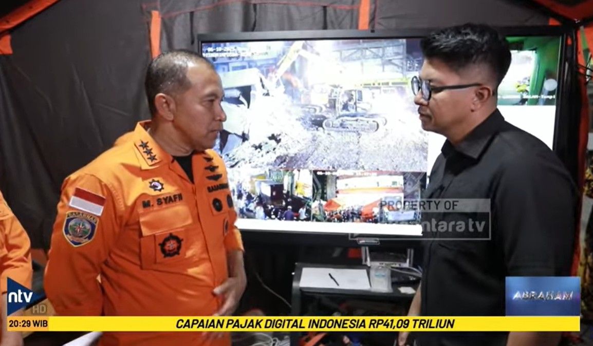 Kepala Basarnas, Kepala Basarnas, Marsekal Madya TNI Mohammad Syafii.