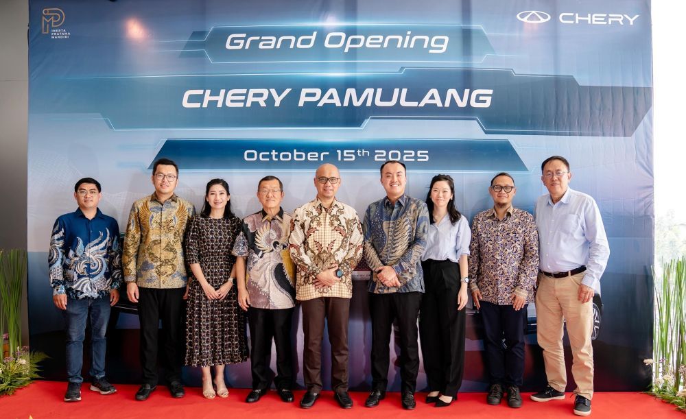 PT Chery Sales Indonesia (CSI) kembali memperluas jaringan layanannya dengan meresmikan Dealer Chery Pamulang. (Foto: Istimewa)