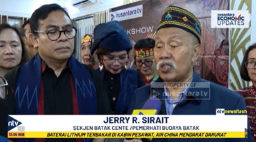 Sekjen Batak Center/Pemerhati Budaya Batak Jerry R Sirait