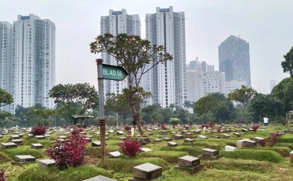 Tempat Pemakaman Umum (TPU) Menteng Pulo di Jakarta Selatan. ANTARA/Dewa Ketut Sudiarta Wiguna. <b>(Antara)</b>