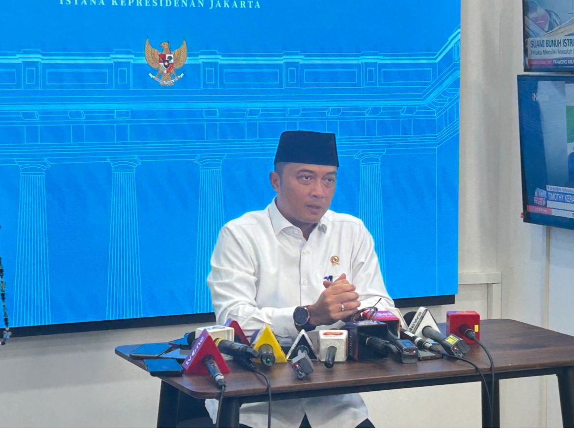 Menteri Sekretaris Negara Prasetyo Hadi <b>(NTVnews.id/Deddy Setiawan)</b>