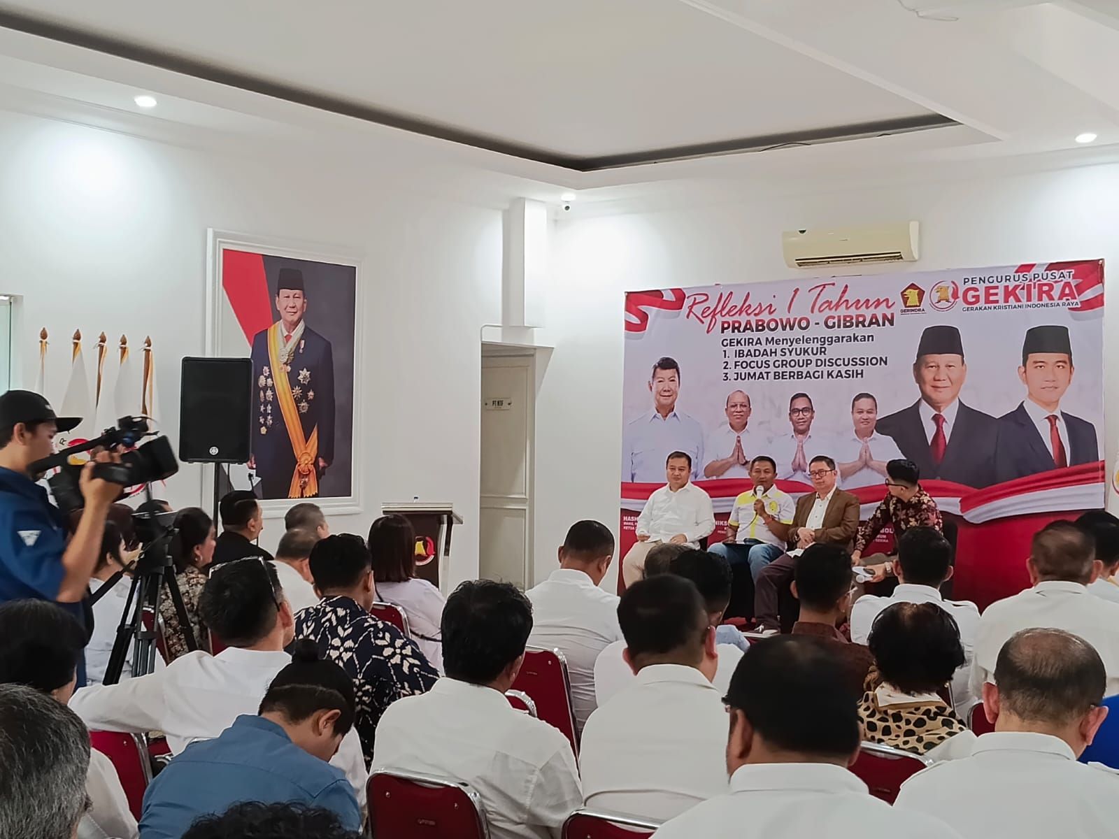 Pengurus Pusat Gerakan Kristiani Indonesia Raya (GEKIRA), sayap keagamaan Partai Gerindra, menggelar rangkaian kegiatan. <b>(Nusantaratv)</b>