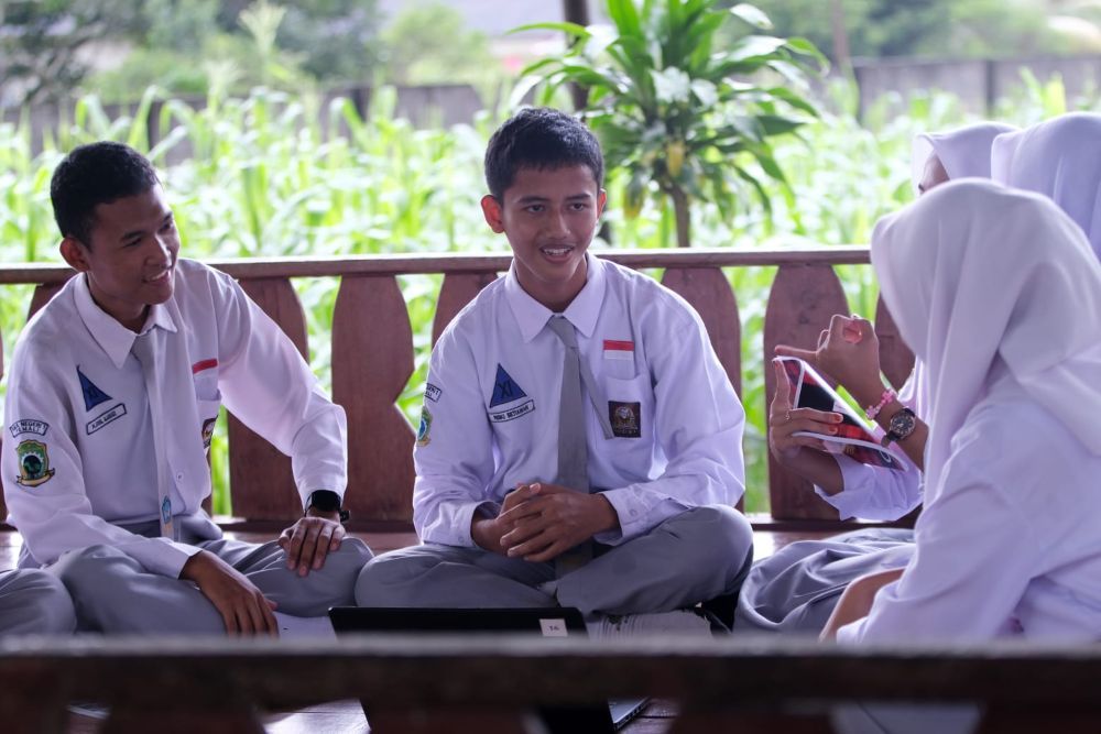 MIND ID bekerjasama dengan PT Timah Tbk menyelenggarakan Onboarding MINDucation x TIMAH: Pemali Boarding School Bersama Ruangguru Fase 2.0. (Foto: Istimewa)