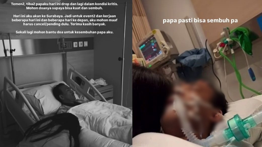 Ayah Jerome Polin Kritis di ICU <b>(Instagram )</b>