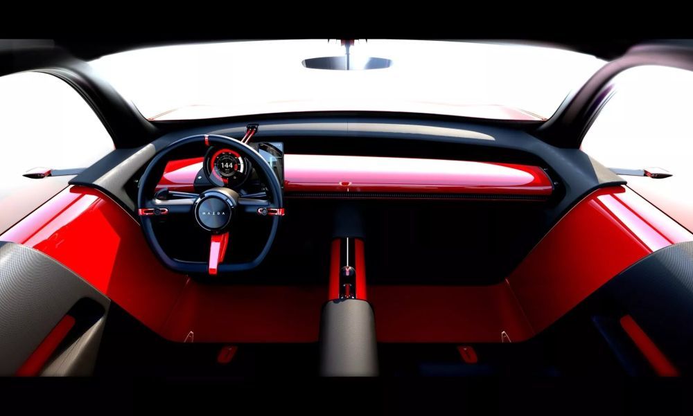 Interior Mazda Vision-X Compact. (Foto: Istimewa via Carscoops)