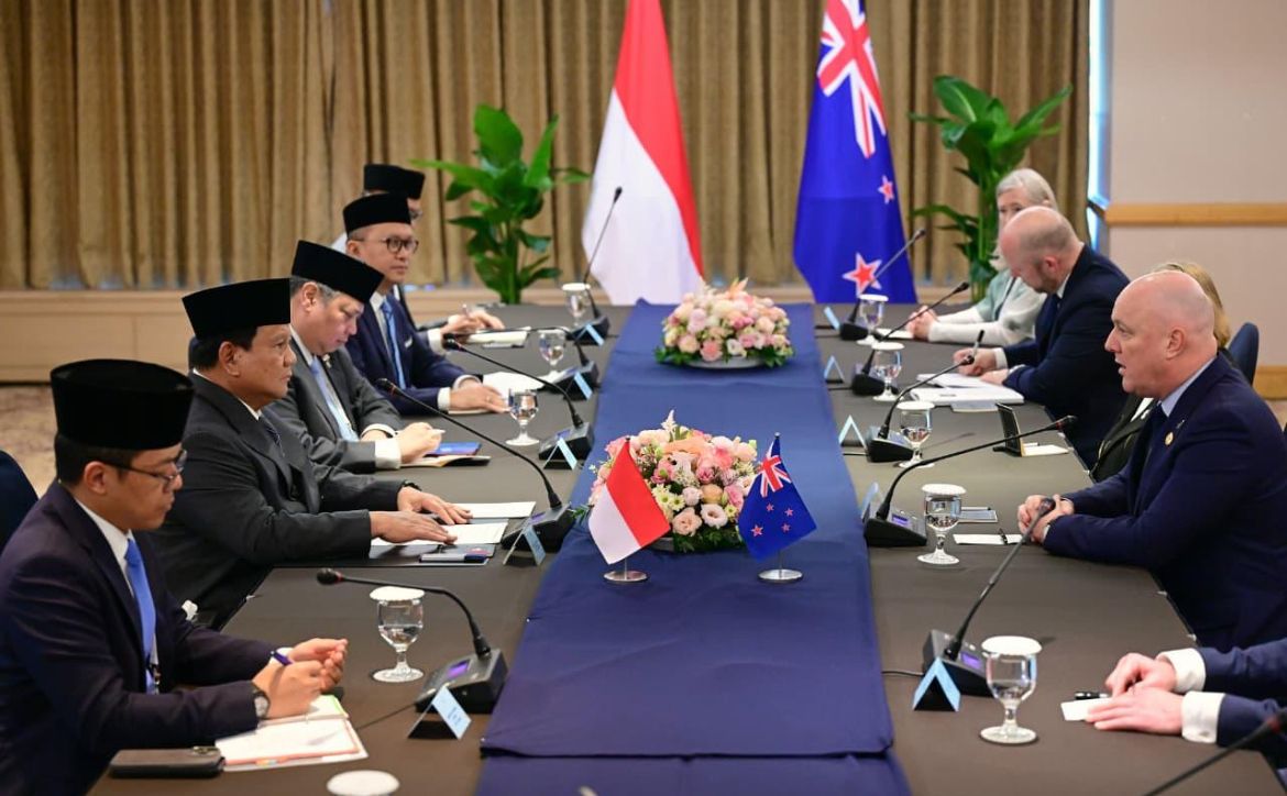 Prabowo Bertemu PM Selandia Baru Bahas Peningkatan Kerja Sama Ekonomi dan Perdagangan <b>(Sekretariat Presiden)</b>