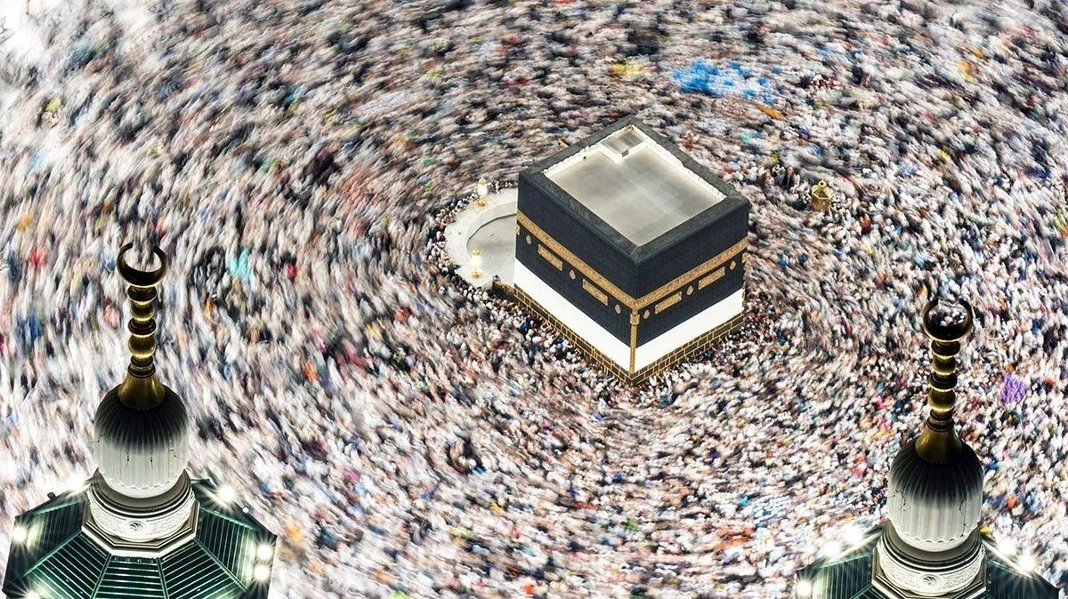 Ilustrasi - Jamaah haji dari berbagai negara melakukan Tawaf di Masjidil Haram, Makkah, Arab Saudi. ANTARA FOTO/Andika Wahyu/foc/aa. <b>(Antara)</b>