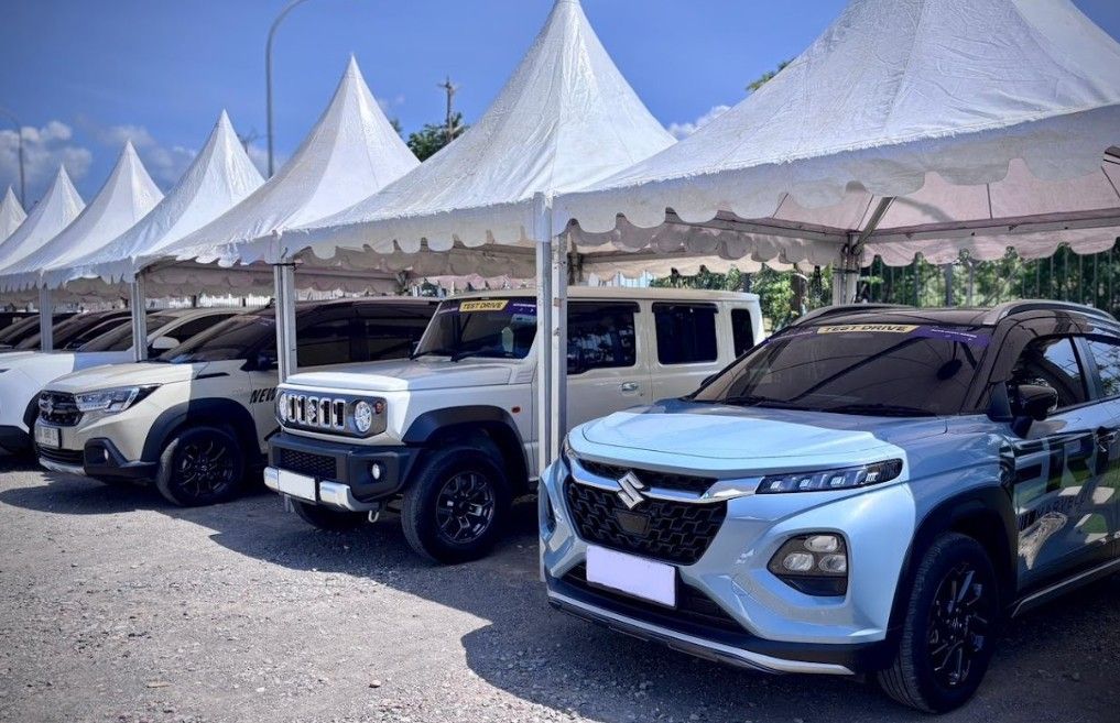 Suzuki menghadirkan lini produk unggulan di GIIAS Makassar 2025. (Foto: Istimewa)